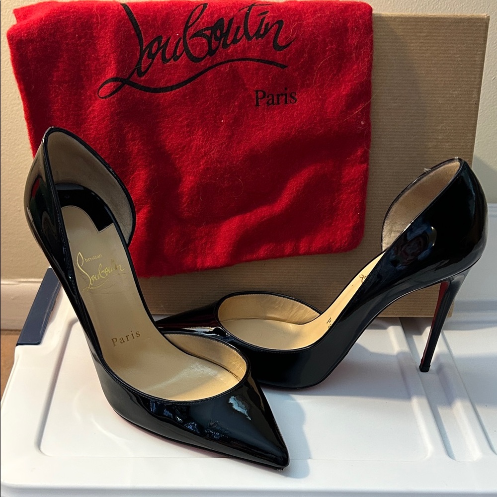 Christian Louboutin Glossy Black Heels